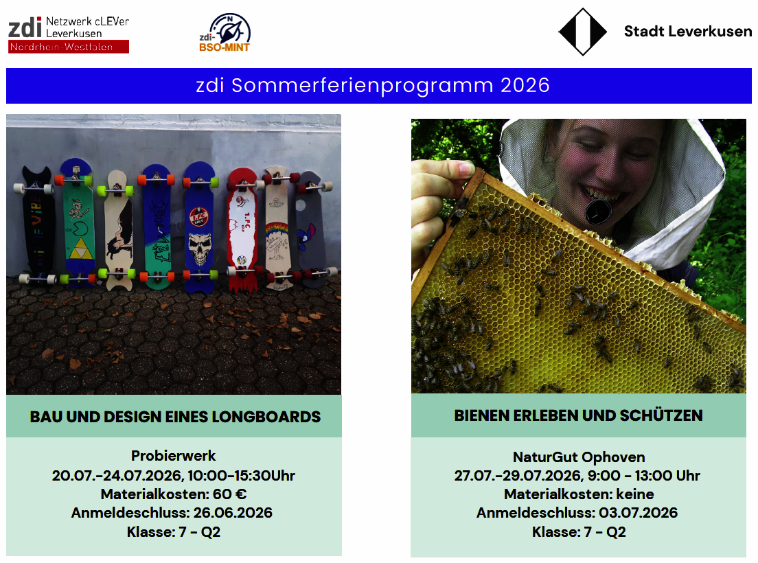 zdi-Sommerferienprogramm 2026